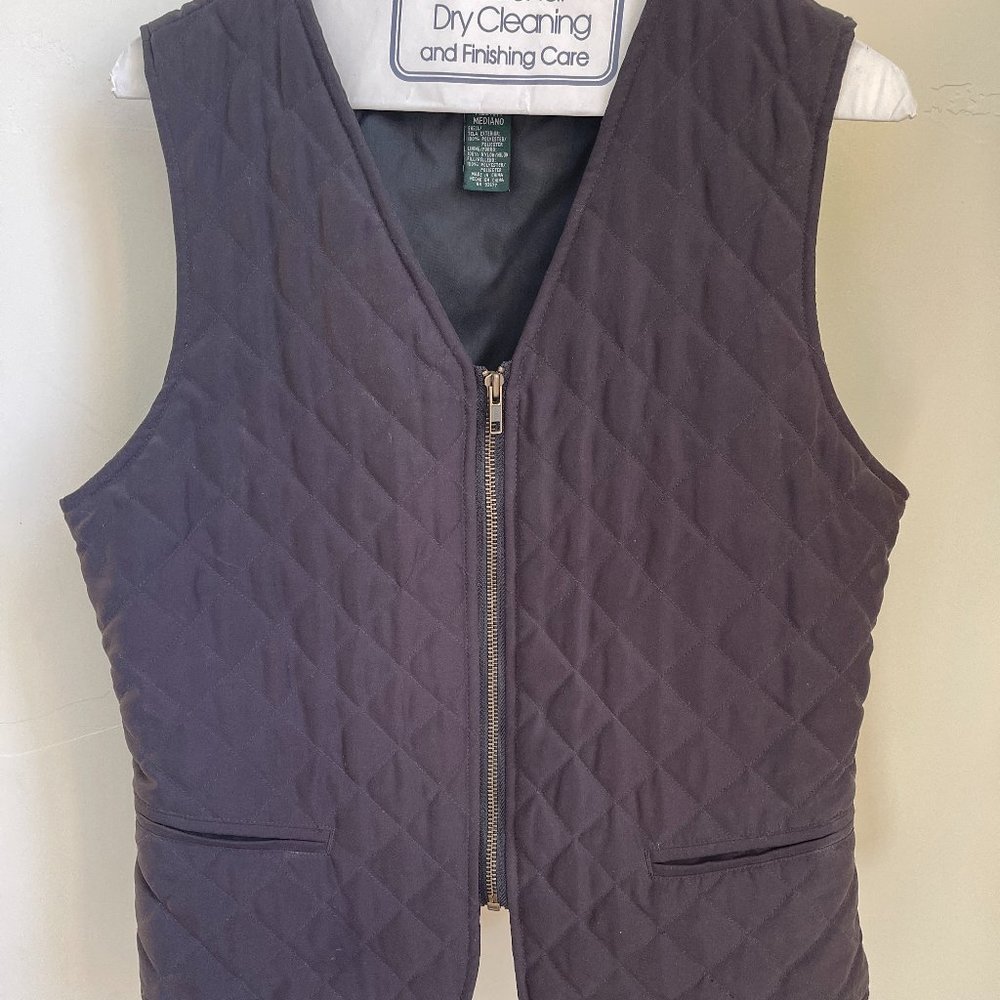 Black Hunt Club Quilted Vest